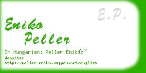 eniko peller business card